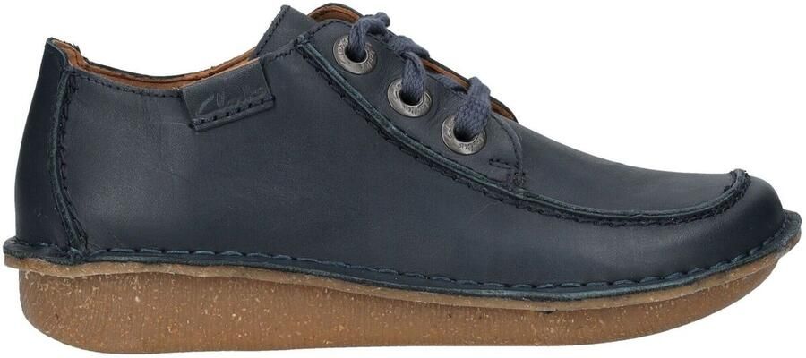 Clarks Stijlvolle Veterschoenen Funny Dream Blue Dames - Foto 5