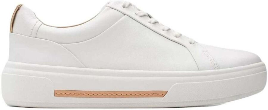 Clarks Witte damessneakers Hollyhock Walk