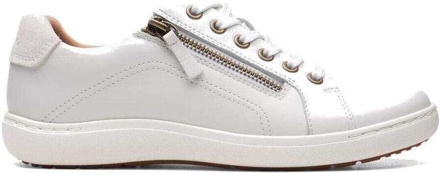 Clarks Dames Nalle Lace D 1 white leather - Foto 2