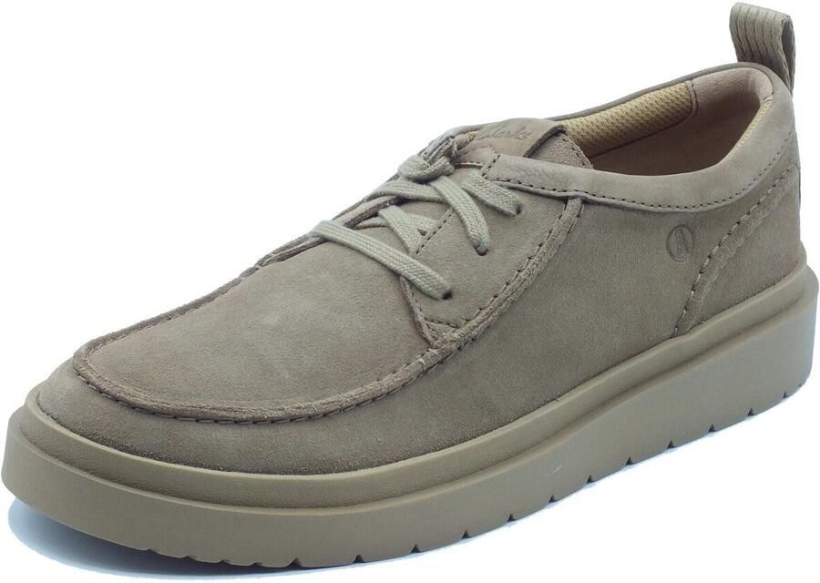 Clarks Lage Sneakers Polden Moc Dark Sand