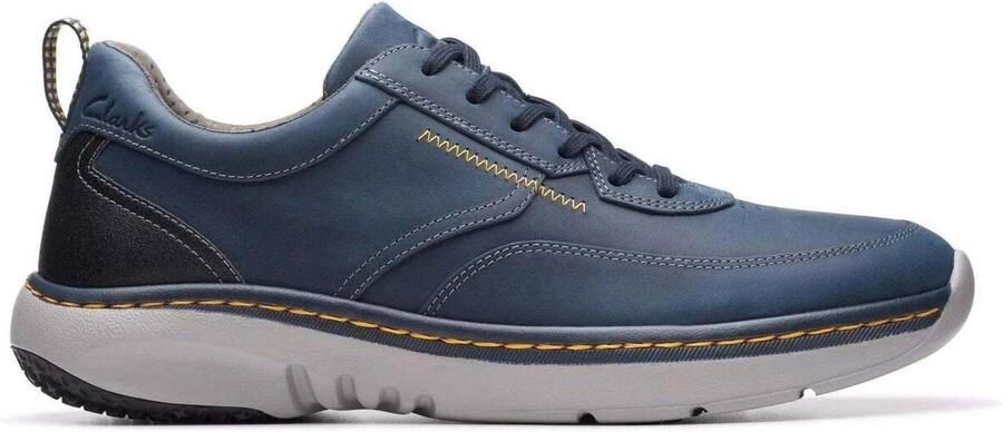 Clarks Blauwe Veterschoen Heren Sneaker Blue Heren