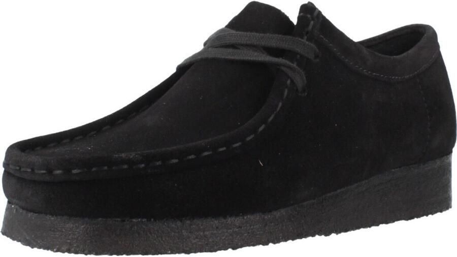 Clarks WALLABEE Vrije tijdsschoenen veterschoen sneakersCasual Zwart - Foto 12