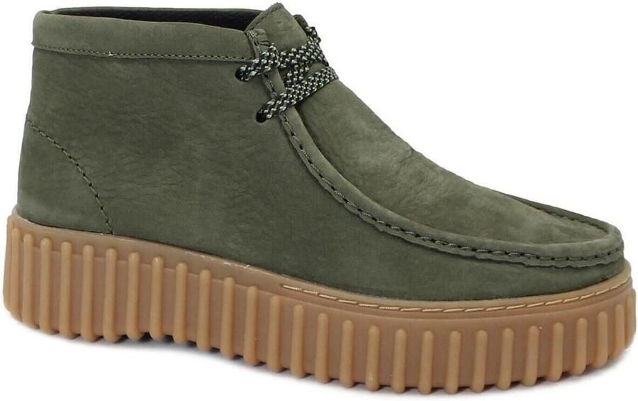Clarks Shoes Torhill Moss Bootschoenen Groen Vrouw