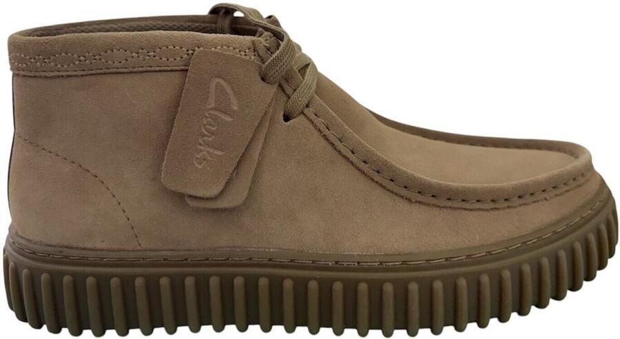 CLARKS Veterboots 'Torhill High' lichtbruin - Foto 10