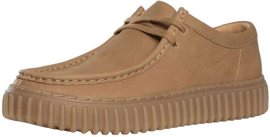 Clarks Torhill Lo Heren Veterschoenen Dark Sand Lea - Foto 2