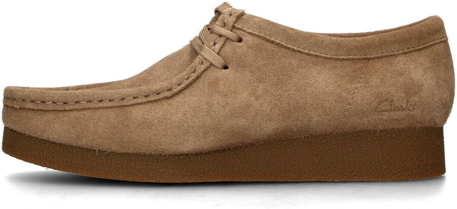 Clarks WALLABEE~EVO~SH~~~~~~~~~~~~~~~ Dames veterschoenen Wit beige - Foto 7