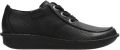 Clarks Veterschoenen Funny Dream Vrijetijdsschoen lage schoen comfort schoen met siernaad - Zwart