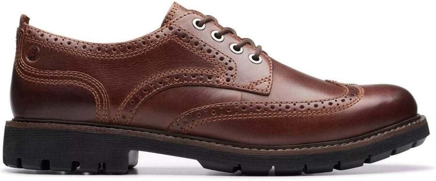 Clarks Bruine veterschoen voor heren Brown Heren