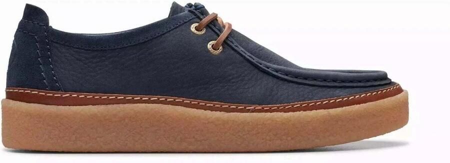 Clarks Clarkwood Moc heren veterschoen blauw - Foto 2