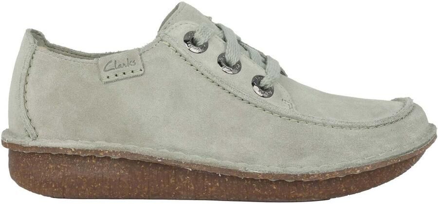 Clarks Funny Dream dames veterschoen groen