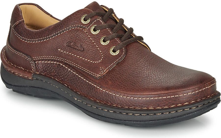 Clarks Veterschoenen NATURE THREE Vrijetijdsschoen lage schoen veterschoen met uitneembare voetbed - Foto 7