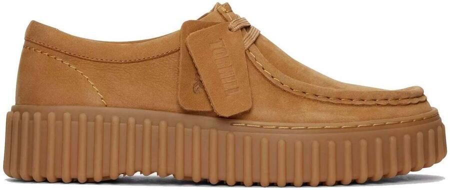 Clarks Torhill Bee dames veterschoen Bruin