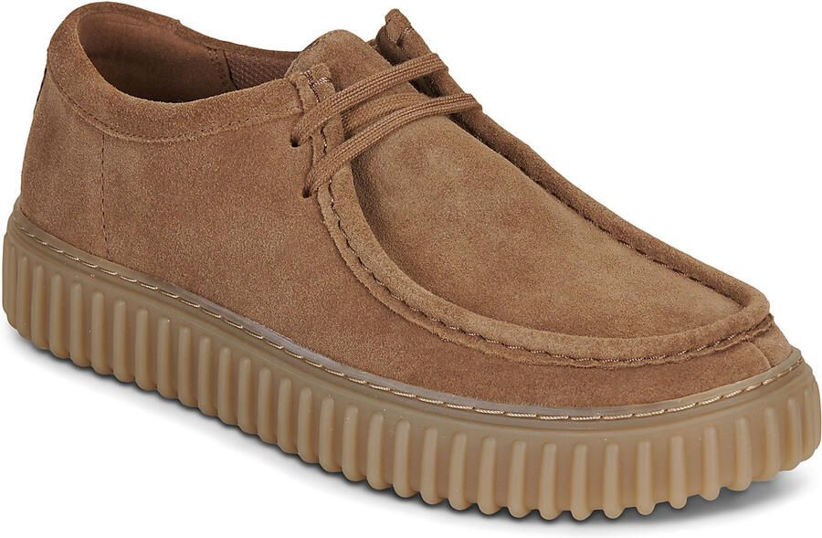 Clarks Torhill Lo Heren Veterschoenen Cola Suede - Foto 2