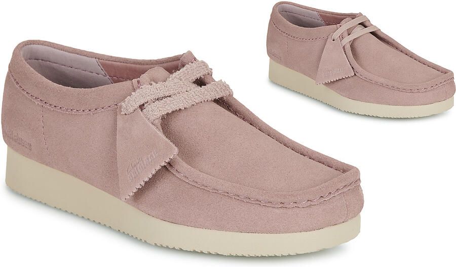 Clarks Originals Wallabee Lite Dames Roze- Dames Roze