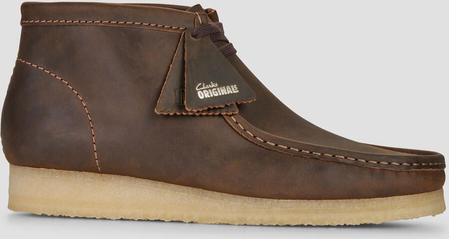 Clarks Originals Wallabee Boot Bijenwas Leer Brown Heren - Foto 5
