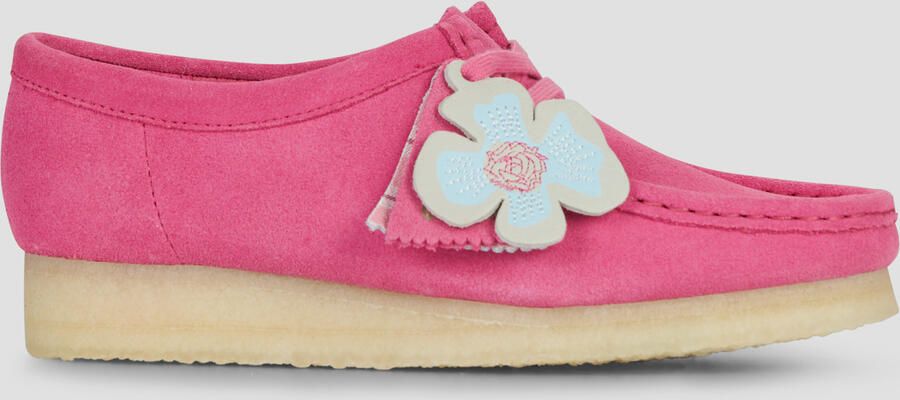 CLARKS ORIGINALS Roze Clarks Veterschoenen Wallabee W - Foto 7