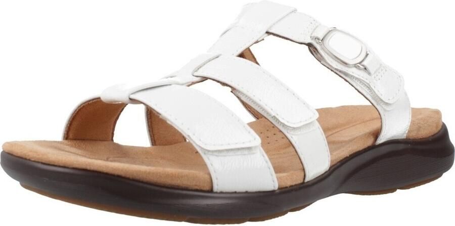 Clarks Kitly Pearl leren schoenen wit lakleer - Foto 4