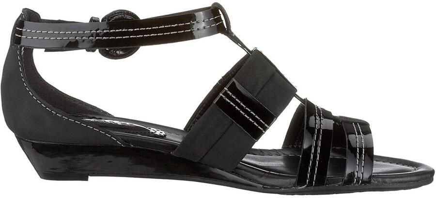 Clarks Stijlvolle dames sandaal met verstelbare band Black Dames - Foto 2