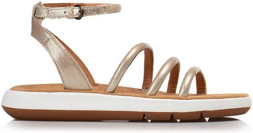 Clarks Flat Sandals Yellow Dames - Foto 2