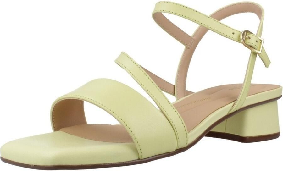 Clarks Shoes Serina35 Strap Hakken Sandalen Geel Vrouw - Foto 2