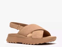 Clarks Sandalen Sandali Donna DashLite Wish Beige Suede