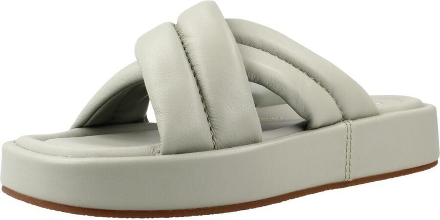 Clarks Pantoffels Alda Glide slides slippers met gewatteerde band - Foto 2