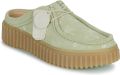CLARKS Muiltjes 'Torhill' mintgroen pastelgroen - Groen