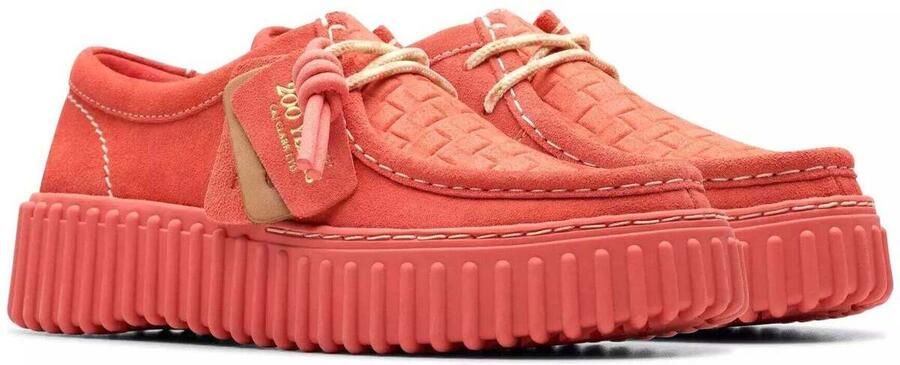 Clarks Torhill Bee dames veterschoen Rood - Foto 2