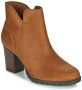Clarks Dames schoenen Verona Trish D dark tan leather - Thumbnail 4