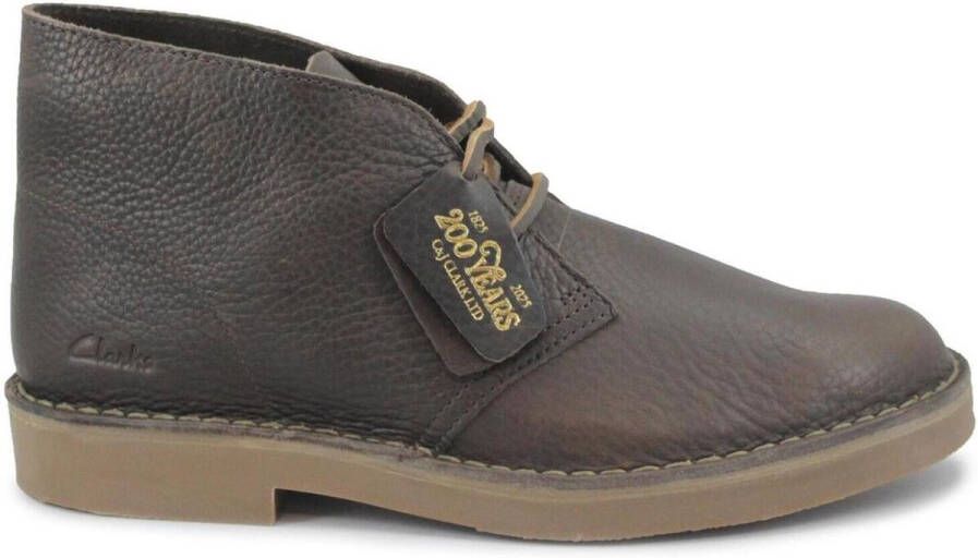 Clarks Desert Bt Evo. Heren Veterschoenen Dark Brown Lea - Foto 3