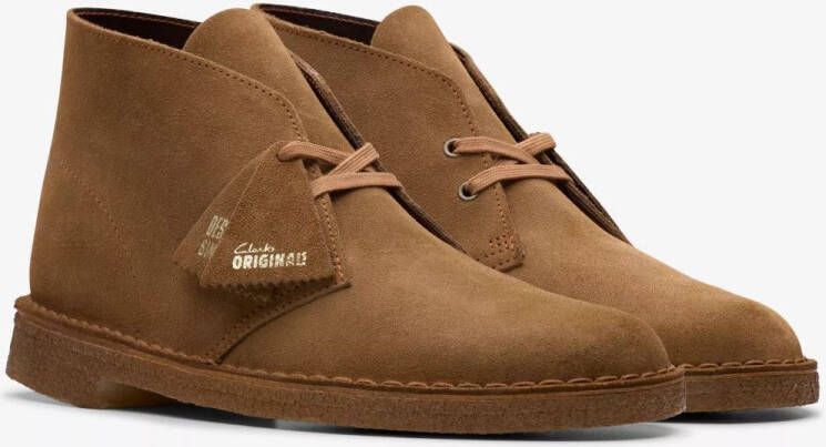 CLARKS ORIGINALS Clarks Boots Heren Desert Boot Heren Maat: 42 Materiaal: Suède Kleur: Cognac - Foto 15