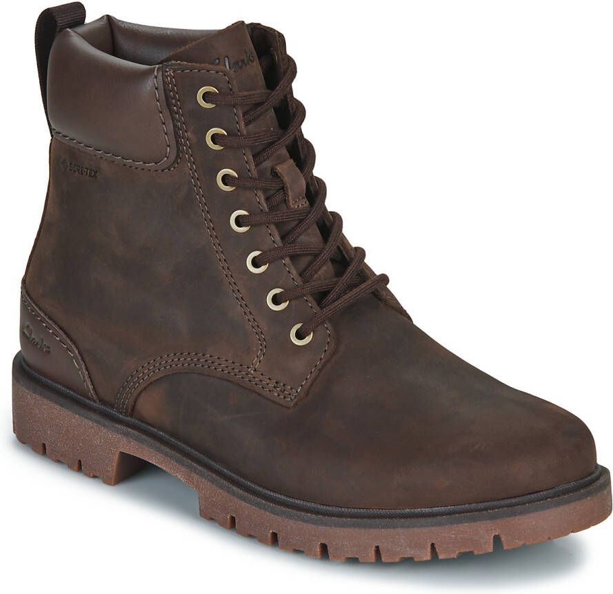 Clarks Heren RossdaleHiGTX G 4 dark brown lea - Foto 2