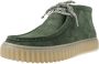 Clarks Suede Herenschoenen Herfst Winter Collectie Green Heren - Thumbnail 3