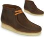 Clarks Originals Wallabee Boot Bijenwas Leer Brown Heren - Thumbnail 2