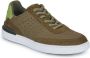 Clarks Groene leren sneakers met optimaal comfort en duurzaamheid Groen Heren - Thumbnail 3