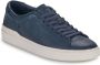 Clarks Blauwe Leren Sportieve Sneakers Rubberen Zool Blue Heren - Thumbnail 2
