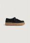 Clarks Platte Sponge en Suède Rubberen Schoen Black Dames - Thumbnail 3