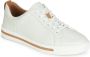 Clarks Un Maui Lace Dames Sneakers White Leather - Thumbnail 2