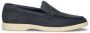 Clarks Klassieke Leren Schoenen met 2 cm Hak Blue - Thumbnail 14