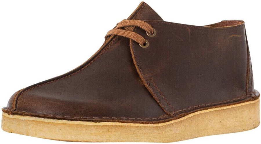 Clarks Mocassins Desert Trek leren schoenen