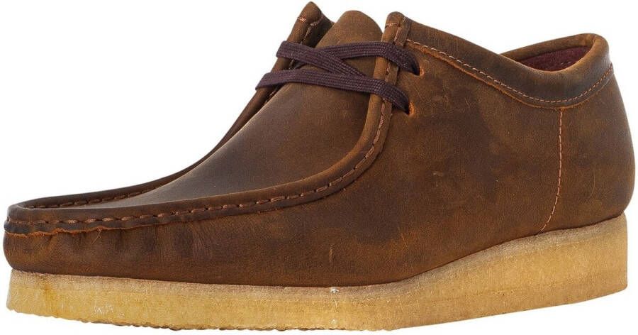 Clarks Mocassins Wallabee leren schoenen