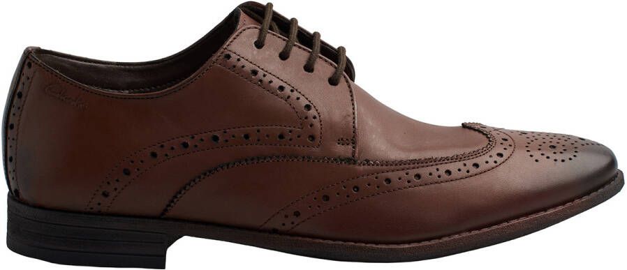 Clarks Nette schoenen CHART-LIMIT-BROWN LEATHER