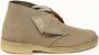 Clarks Woestijnlaars Zand Suède Stijlvolle Schoenen Beige Dames - Thumbnail 3