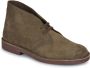 Clarks Wallabee evo suède bootschoenen met panterprint cognac - Thumbnail 2