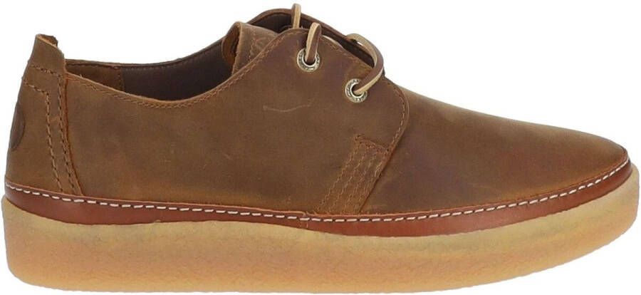 Clarks Veterschoenen Clarkwood Low veterschoenen zakelijke schoen met opvallende veters