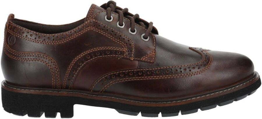 Clarks Schoenen met perforatie Batcombe Far Brogue veterschoen zakelijke schoen met vleugelneus - Foto 2