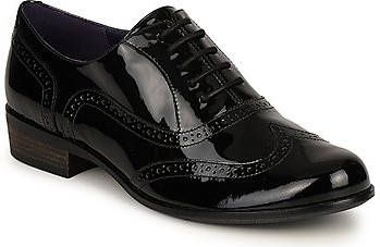 Clarks Zwarte leren veterschoenen voor dames Black Dames - Foto 2
