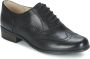 Clarks Zwarte leren veterschoenen voor dames Black Dames - Thumbnail 2