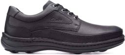 Clarks Nature Three heren veterschoen Zwart