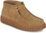 Clarks Herenlaarzen van leer Torhill Hi Dksand Beige Heren - Thumbnail 2